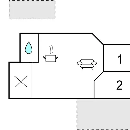 Apartmán 2 Bedroom Cozy In *